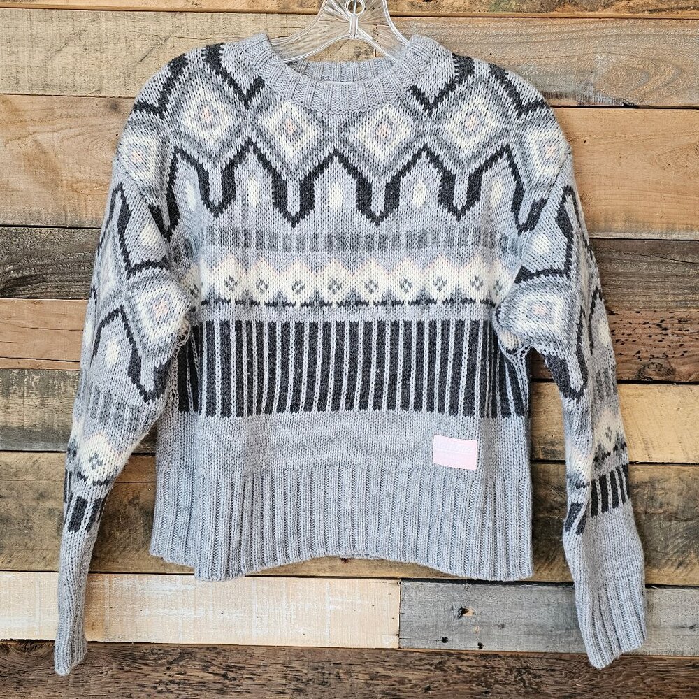 Kari Traa Molster Knit Sweater Grey Malange XS